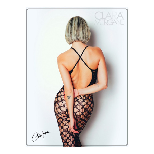 Bodystocking  en résille avec maille  large - Le Numéro 11 - Collection Bodystocking 